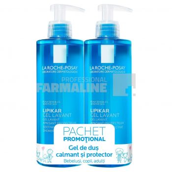 La Roche Posay Lipikar Gel de curatare 400 ml 1+1 Cadou