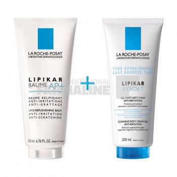 La Roche-Posay Lipikar Syndet Baume AP+ 400 ml + La Roche-Posay Syndet LipikarAP+ 200 ml