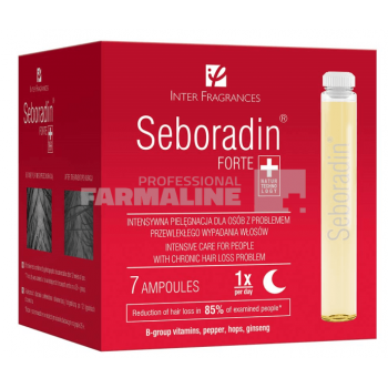 Seboradin Forte Tratament Caderea Parului si Subtiere 5.5ml - 7 fiole de firma original