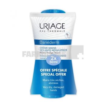 Uriage Bariederm Crema de maini 50 ml 1+1 70% din al II-lea