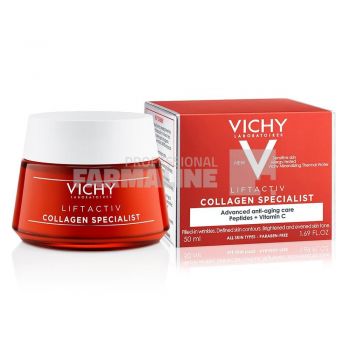 Vichy Liftactiv Collagen Specialist Crema de zi pentru toate tipurile de ten 50 ml