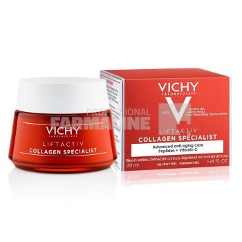 Vichy Liftactiv Collagen Specialist Crema de zi pentru toate tipurile de ten 50 ml ieftina