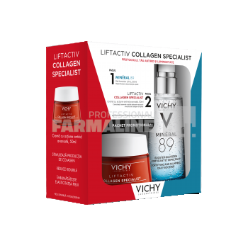 Vichy Pachet Liftactiv Collagen Specialist 50 ml + Mineral 89 Gel Booster 50 ml
