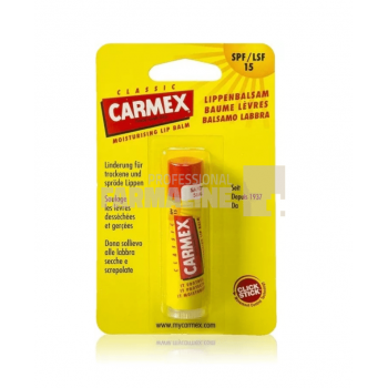 Carmex Balsam reparator pentru buze uscate si crapate SPF15+ 4.25 g de firma original