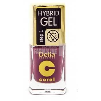 Delia Coral Hybrid Gel Color Step 1 Lac Unghii 58 11 ml de firma originala