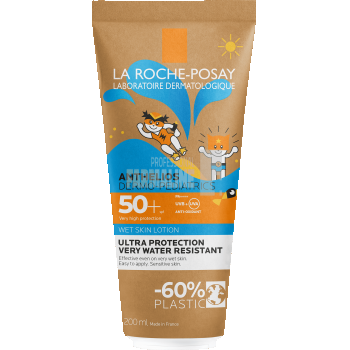 La Roche Posay Anthelios Dermo-Pediatrics Lotiune Wet Skin SPF50 Eco Tube 200 ml de firma originala