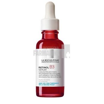 La Roche-Posay Retinol B3 Ser Antirid pentru fata pentru riduri pronuntate si ten neuniform 30ml de firma originala