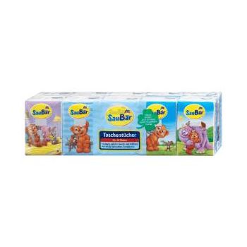 SauBär Șervețele 4 straturi pachet, 10 buc