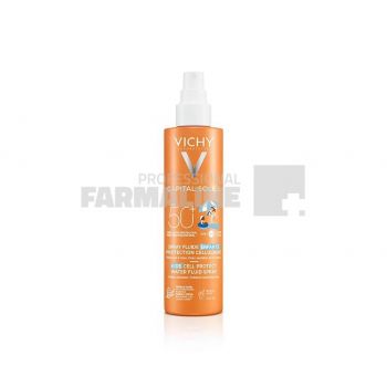 Vichy Capital Soleil kids cell protect SPF50 200 ml ieftina