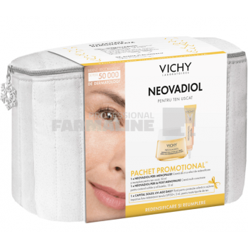 Vichy Trusa Neovadiol Peri-Menopause Crema de zi cu efect de redensificare ten uscat 50 ml + Vichy Crema multi-corectoare 15 ml