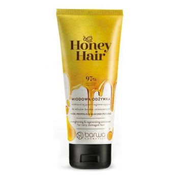 Balsam par Honey Hair pentru par deteriorat, cu laptisor de matca, miere si propolis Barwa Cosmetics 200 ml