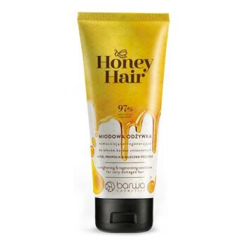 Balsam par Honey Hair pentru par deteriorat, cu laptisor de matca, miere si propolis Barwa Cosmetics 200 ml ieftin