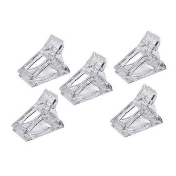 Clips constructie unghii Polygel - set 5 bucati