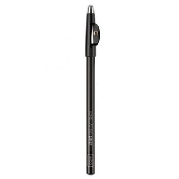 Creion ochi cu ascuțitoare Wibo nr.02 negru, 1.2 g ieftin