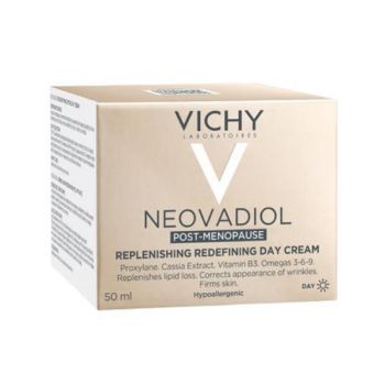 Crema de zi cu efect de refacere a lipidelor si redefinire Neovadiol Post-Menopause, Vichy, 50 ml
