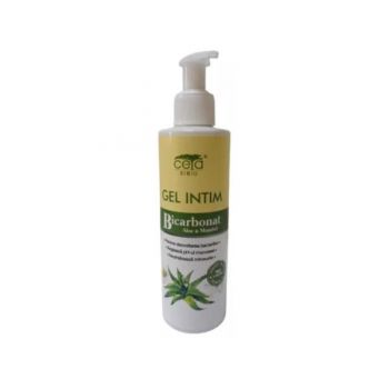 Gel Intim Bicarbonat, Aloe si Musetel - Ceta Sibiu, cu Pompita, 200 ml