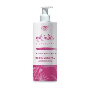 Gel Intim cu Bicarbonat, Aloe si Musetel, 99.5% Vegetal - Ceta Sibiu, 200 ml