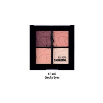 Paleta de Farduri cu Patru Culori KS4P - Palette Ombretto, Nuanta KS 402 Smoky Eyes, KSky, 8 g