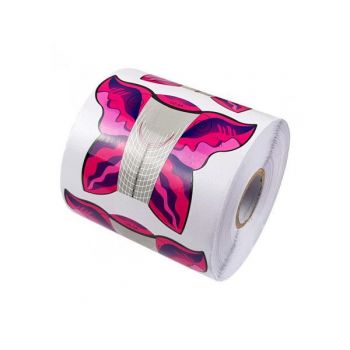 Sabloane unghii Fluture Roz, 100 buc de firma original