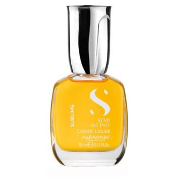 Ser de Stralucire cu Microcristale - Alfaparf Milano Semi Di Lino Sublime Cristalli Liquidi The Original, 15ml de firma original