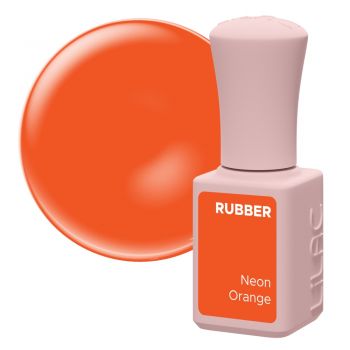 Oja semipermanenta Lilac Rubber Neon Orange 6 g