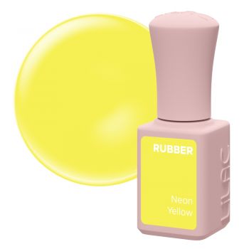 Oja semipermanenta Lilac Rubber Neon Yellow 6 g