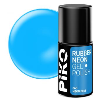 Oja semipermanenta Piko Rubber Neon Blue 7 g