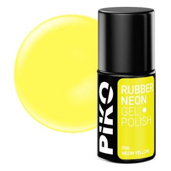 Oja semipermanenta Piko Rubber Neon Yellow 7 g