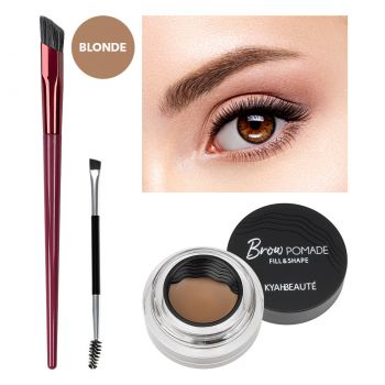 Set Sprancene 2 Pensule & Pomada Sprancene, Brow Bliss #01 Blonde la reducere