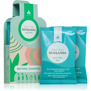 BEN&ANNA Natural Shampoo Aloe Vera fulgi de șampon anti matreata