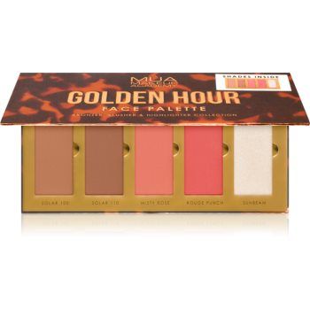 MUA Makeup Academy Golden Hour Paletă pudră pentru conturul feței