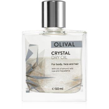 Olival Crystal ulei uscat multifuncțional cu sclipici pentru față, corp și păr ieftin