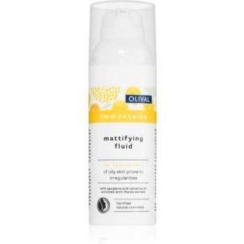 Olival Immortelle Mattifying Fluid fluid matifiant pentru pielea problematică și grasă