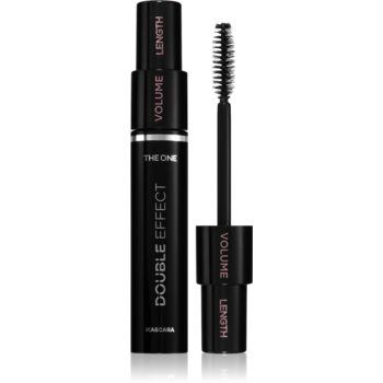 Oriflame The One Double Effect mascara pentru extensie, rotunjire si volum perie 2 in 1