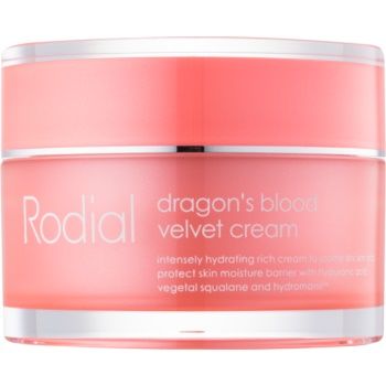Rodial Dragon's Blood Velvet Cream Crema de față cu acid hialuronic pentru tenul uscat de firma originala