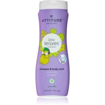 Attitude Little Leaves Vanilla & Pear gel si sampon pentru bebelusi