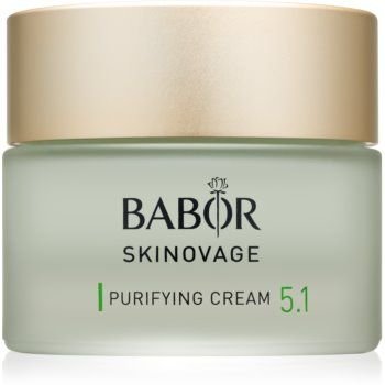 BABOR Skinovage Purifying Cream crema ce ofera luminozitate si hidratare pentru pielea problematica