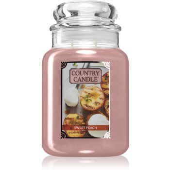 Country Candle Sweet Peach lumânare parfumată