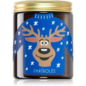 FARIBOLES Christmas Jumper Blue lumânare parfumată ieftin