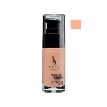 Fond de Ten Lichid KS64 KSky - Fondotinta Liquido, Nuanta KS641 Nude Intense, Mareleva, 30 ml