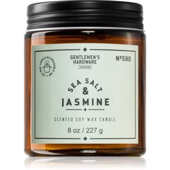 Gentlemen's Hardware Sea Salt & Jasmine lumânare parfumată