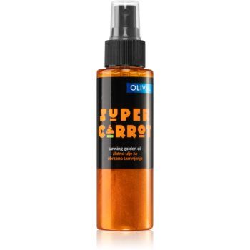 Olival SUPER Carrot Golden Oil ulei cu sclipici accelerator de bronzare