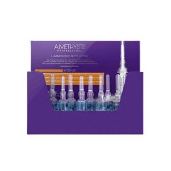 Tratament profesional hidratant pentru par uscat si sensibil, Farmavita Amethyste Hydrate, 12×8 ml