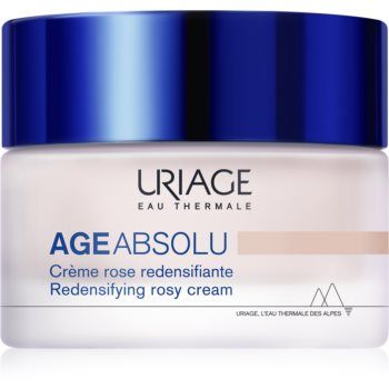 Uriage Age Absolu Redensifying Rosy Cream Cremă antiriduri cu efect de lifting si iluminare cu acid hialuronic