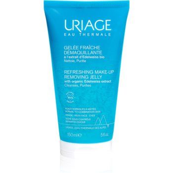 Uriage Eau Thermale Make-Up Removing Jelly gel fresh de curatare pentru ten gras și mixt