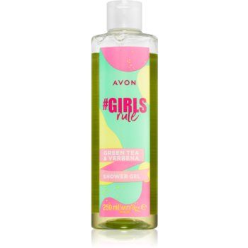 Avon #GirlsRule Green Tea & Verbena gel de dus revigorant ieftina