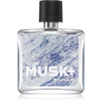 Avon Musk+ Mineralis Eau de Toilette pentru bărbați