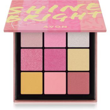 Avon Viva La Pink! Shine Bright paleta farduri de ochi