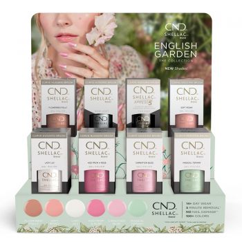 Display Lac unghii semipermanent CND Shellac English Garden Spring 20