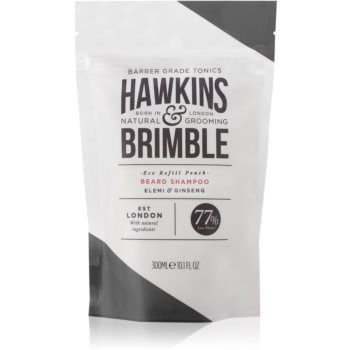Hawkins & Brimble Beard Shampoo Eco Refill Pouch șampon pentru barbă rezervă Hawkins & Brimble Beard Shampoo Eco Refill Pouch șampon pentru barbă rezervă